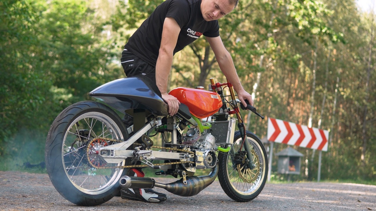 САМЫЙ МОЩНЫЙ ДВИГАТЕЛЬ SIMSON TM 50 Л.С. 2-ТАКТНЫЙ PURE SOUND DRAG CHYLO RACING