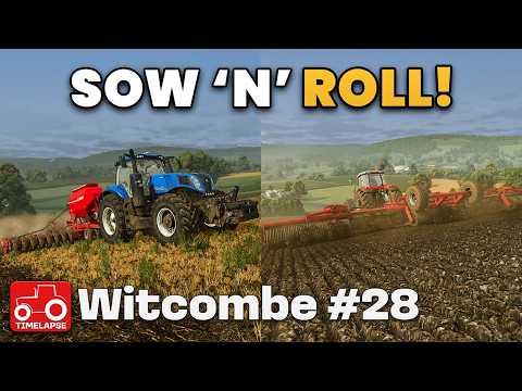 SOWING LINSEED & SORGHUM CONTRACTS!! Witcombe FS25 Timelapse Farming Simulator 25 Ep 28