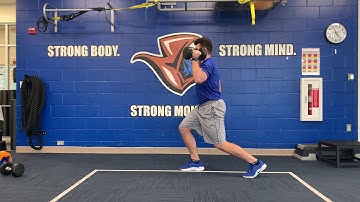Split Stance 1 Arm DB Overhead Press