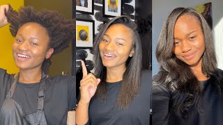 Famous OLAPLEX ON 4C NATURAL HAIR| Silkpress on Type 4 Hair| Olaplex 4 in 1 Moisture Mask Wealth