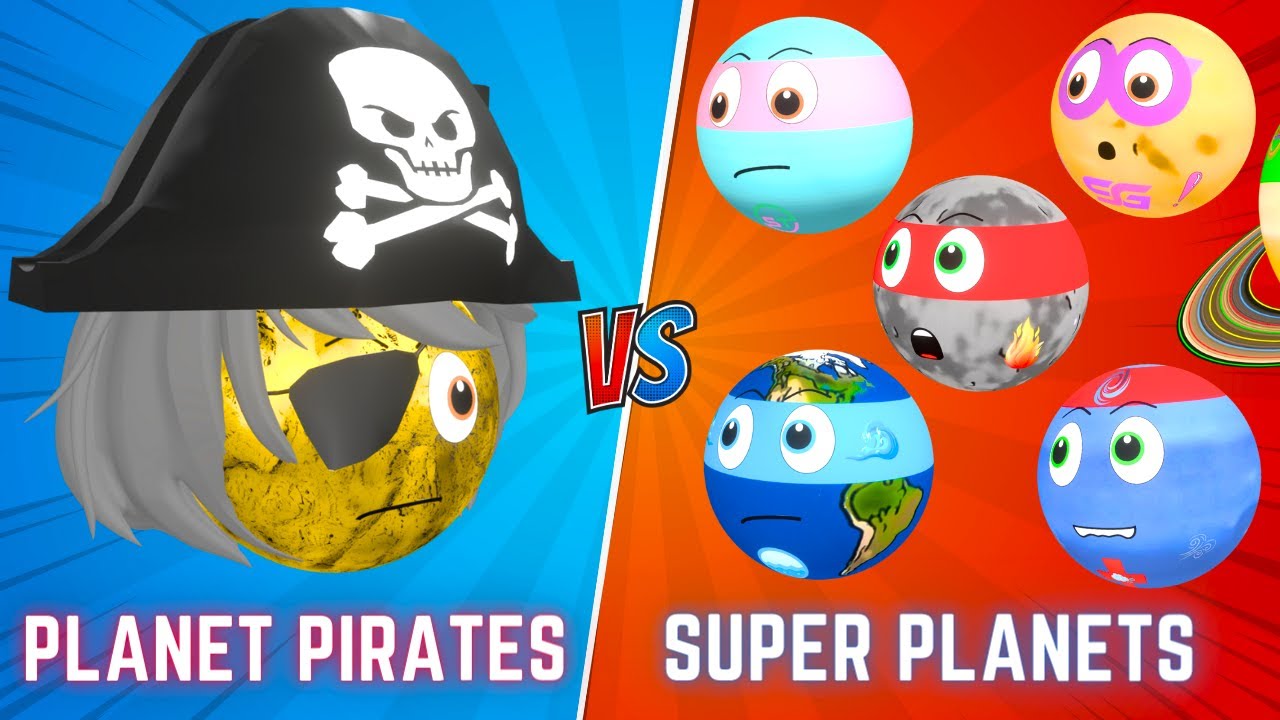 Super Planets Space Pirates   A Solar System Planet Story for Kids