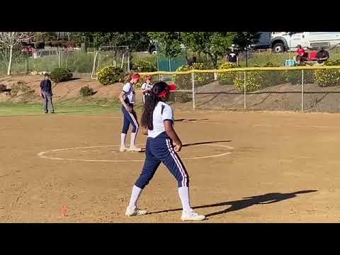 Christian High Patriots softball game vs. Canyon Crest - Monday, March 29, 2021