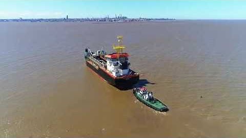 TSHD D11 – 21 DE JULIO under construction in Uruguay