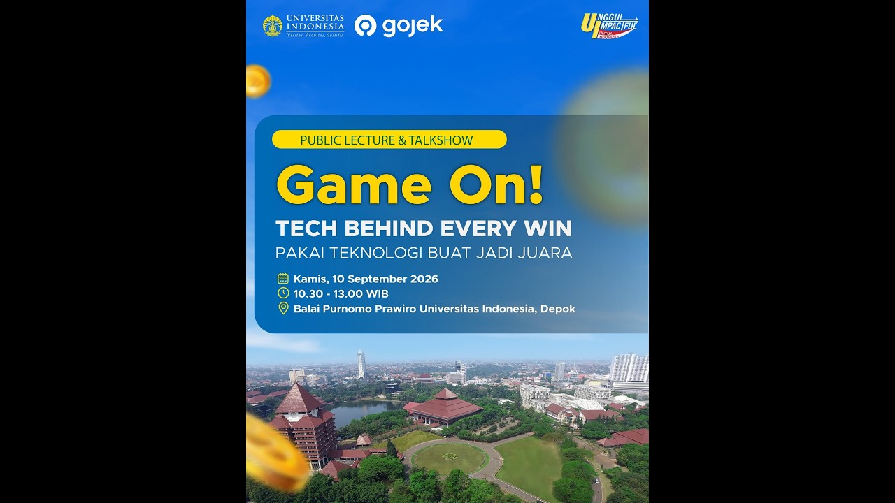 Game On! Tech Behind Every Win Pakai Teknologi Buat Jadi Juara