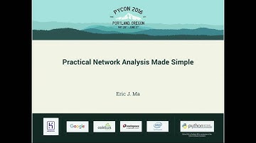 Eric J. Ma - Practical Network Analysis Made Simple - PyCon 2016