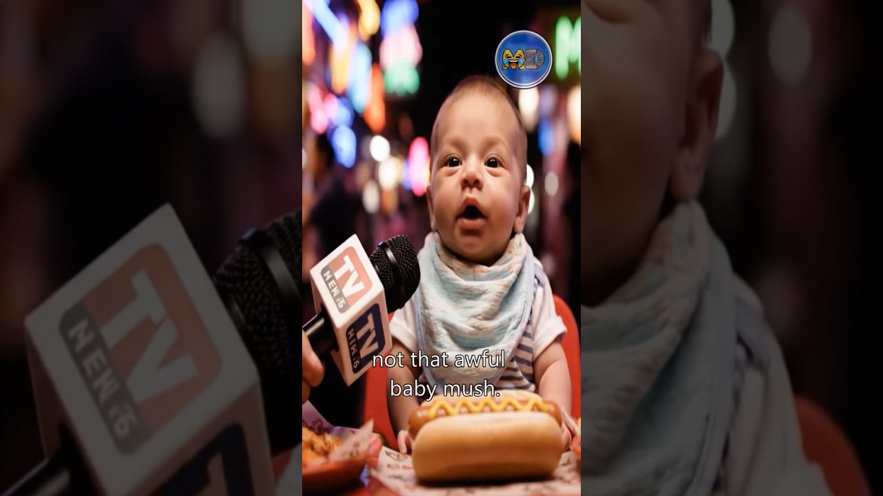 🌭👶 El bebé que odia las papillas y solo come Hot Dogs | The Baby Who Hates Puree