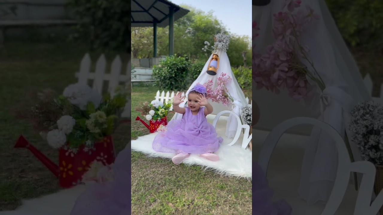 Best 11 month baby girl photoshoot ideas in tent | 7417578700 ☎️| 