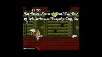 The Bucket Secret & Teen Wolf of #Splatterhouse Wanpaku Graffiti! #thejonnymar #shorts