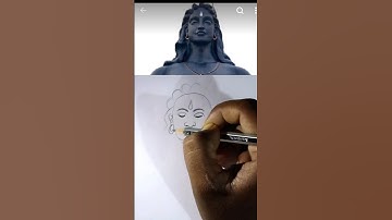 How To Draw Lord Shiva "Adiyogi Sketch" Step By Step Tutorial (Easy Method)