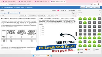 Guidely RRB PO Full Length Mock Test 01 | How to Tackle Difficult Shift! | Share Your Score #banking