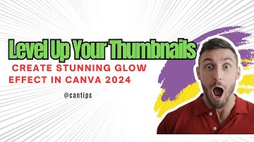 Level Up Your Thumbnails Create Stunning Glow Effect in canva 2024 #canva2024 #tutorial #bts2024