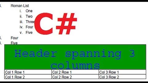 C# Tutorial 45: iTextSharp :  Add table into existing PDF using iTextSharp