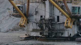 картинка: Giant machines - dragline. Работа  ЭШ 20/90