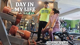 Couple Workout + Mama Duties at Home ♥︎Filipino Indian Family
