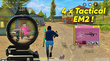 I TRIED ENEMY’S OVERPOWERED EM2 LOADOUT WITH 4x Tactical Scope | COD MOBILE
