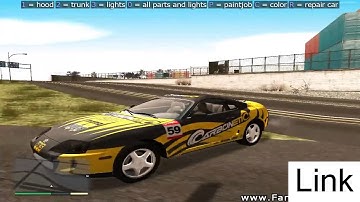 GTA SAN ANDREAS — CAR ACCESSORIES SCRIPT