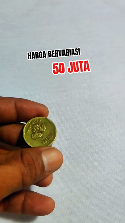 harga bervariasi uang koin kuno 500 rupiah gambar bunga melati #shorts #uangkuno #koinkuno