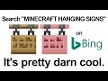 Search &quot;Minecraft Hanging Signs Recipe&quot; on Bing...