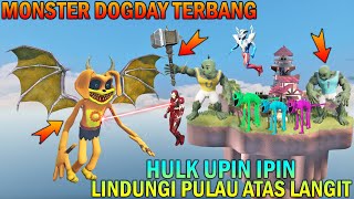 MONSTER DOGDAY BISA TERBANG KEPULAU ATAS LANGIT, HULK UPIN IPIN KAGET - GTA 5 BOCIL SULTAN