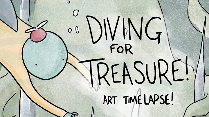 Diving For Treasure Art Time Lapse!