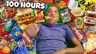 EATING THE WORLD'S Most Unhealthiest Foods for 100 hours straight