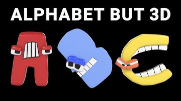 Alphabet lore - 3D death animations