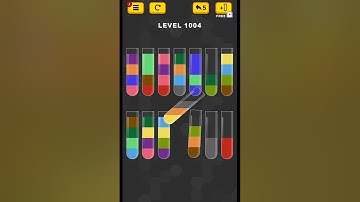 #new Water Color Sort Puzzle level 1004 #WaterColorSortPuzzle #game #games