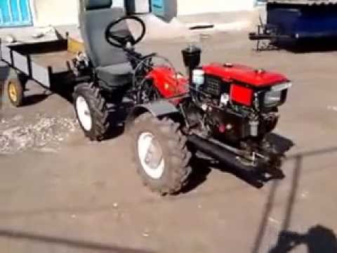 Как сделать мини трактор из мотоблока