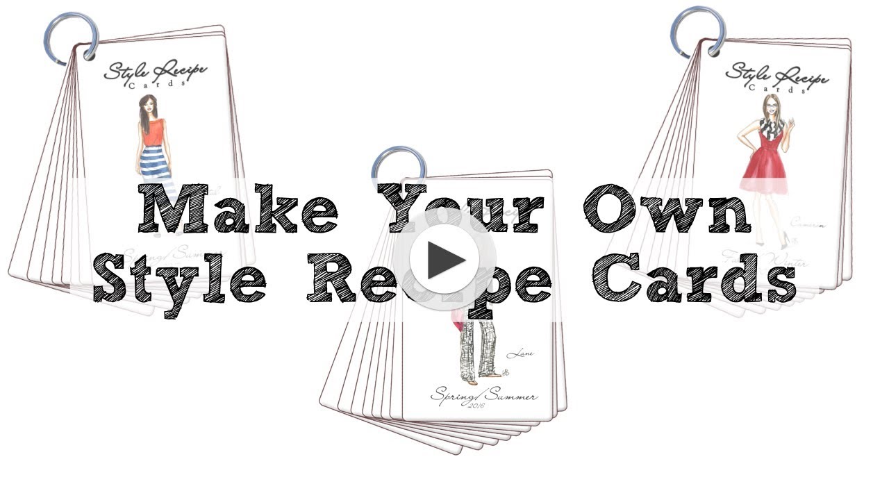 make your own style recipe card youtube make your own recipe cards