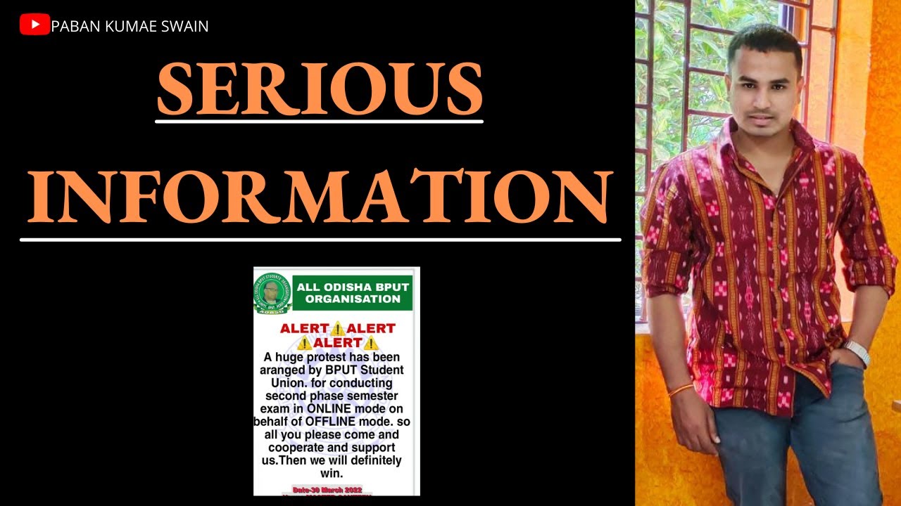 Bput protest News | Tomorrow | odd sem 