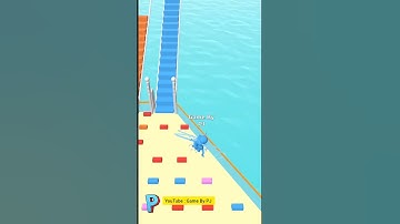Game : bridge race level 1 ; game play  #gameplay #game #race