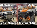 Nick UPGRADES His RZR Turbo! | L&W Fab High Clearance Radius Rods, A-Arms, & ITP Terra Hooks!