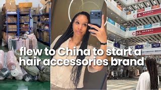REALITY of visiting manufacturers for my hair accessories brand | China business vlog