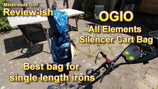 Review-ish OGIO All Elements Silencer Cart Bag, best bag for Single length irons screenshot 5