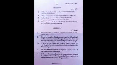 Jammu University sem 4 physics paper