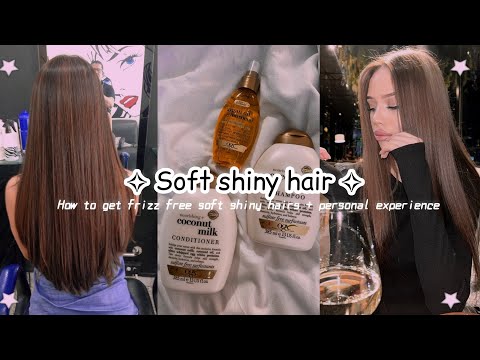 21 tips to get soft shiny frizz free hairs fast ♡