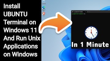 Install Ubuntu Terminal on Windows in 1 Minute