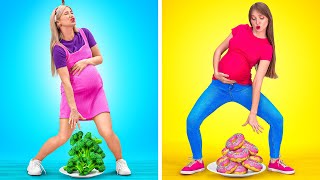 GOOD VS BAD PREGNANT || Funny Pregnancy Moments And Fails by 123 GO Like!