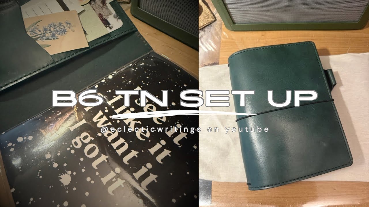 Как я настроил свой блокнот B6 Travelers Notebook