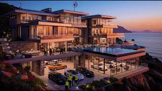 From Nothing to an Unreal Luxury Mansion with Infinity Pool  Timelapse