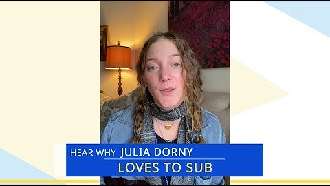 Why I Sub Video Contest 2023 - Julia Dorny