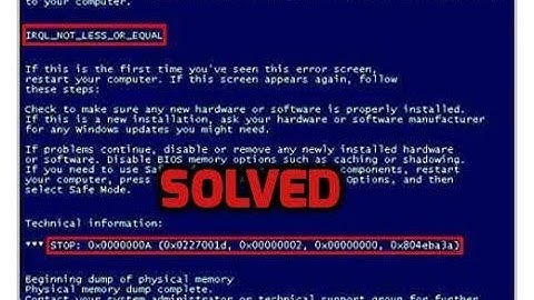 0x000000A5 bios update blue screen error solved windows 7