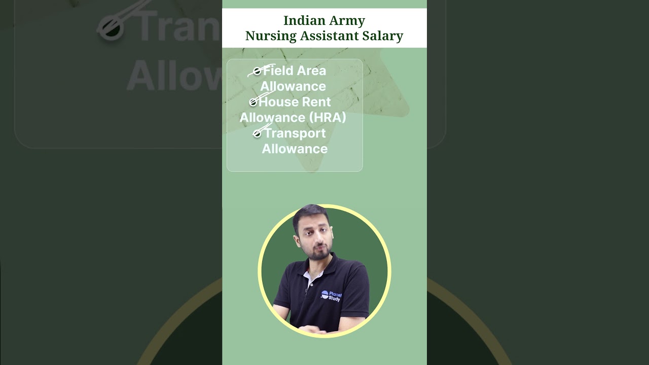 Indian Army Nursing Assistant Salary(per month)!😲#shorts