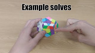 5 Megaminx Example Solves
