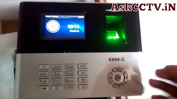 eSSL x990 Biometric Machine me User edit or delete kaise karte hai