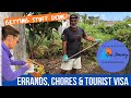 Getting stuff done! Errands, Chores & Tourist Visa. Being a local on Pico Island Portugal. Episode 6