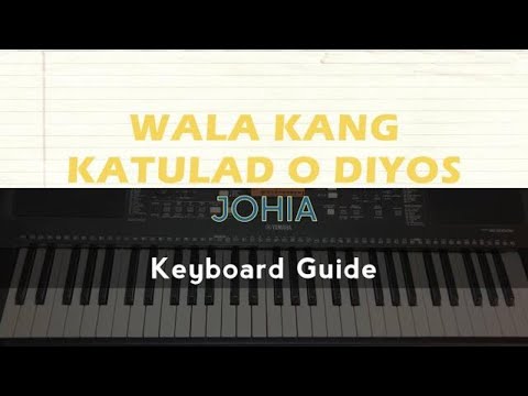 Wala Kang Katulad O Diyos by JOHIA | Piano Chords