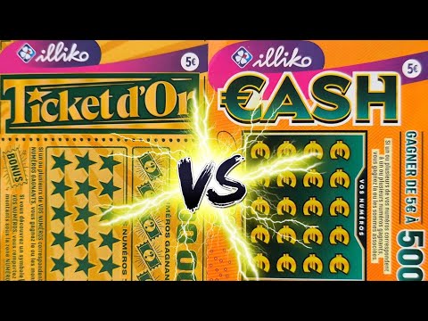 5 TICKET D'OR VS 5 CASH !! 