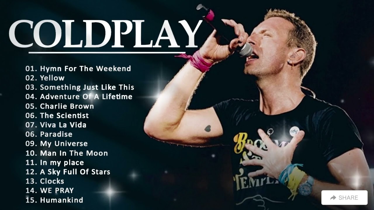 Coldplay | Top Songs 2025 Playlist | Yellow, My Universe, Viva La Vida...