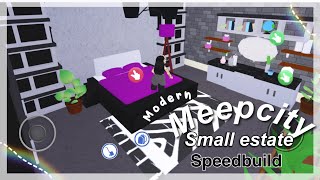 Meepcity Modern tiny estate Speedbuild (part 2)